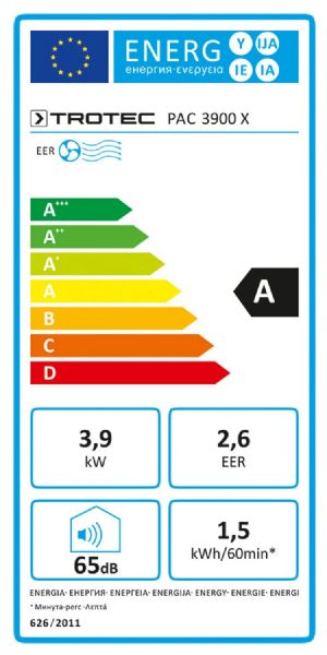 Trotec - Climatizzatore locale PAC 3900 X