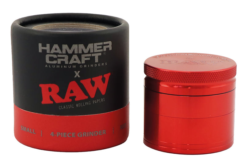 Grinder RAw x Hammercraft Rosso 4 parti SMALL