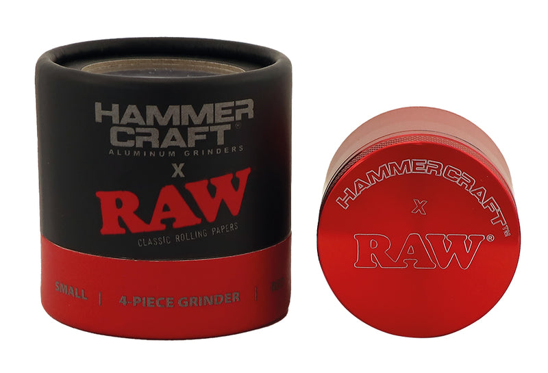 Grinder RAw x Hammercraft Rosso 4 parti SMALL