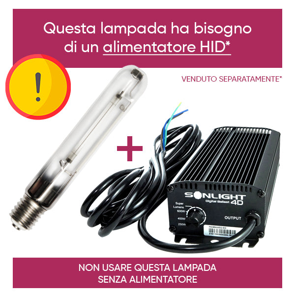 Lampada Coltivazione SHP-TS 600W Sylvania - Fioritura