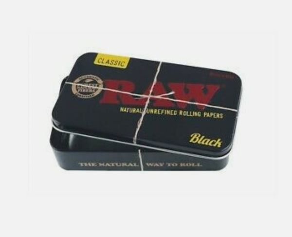 RAW Black Tin Box