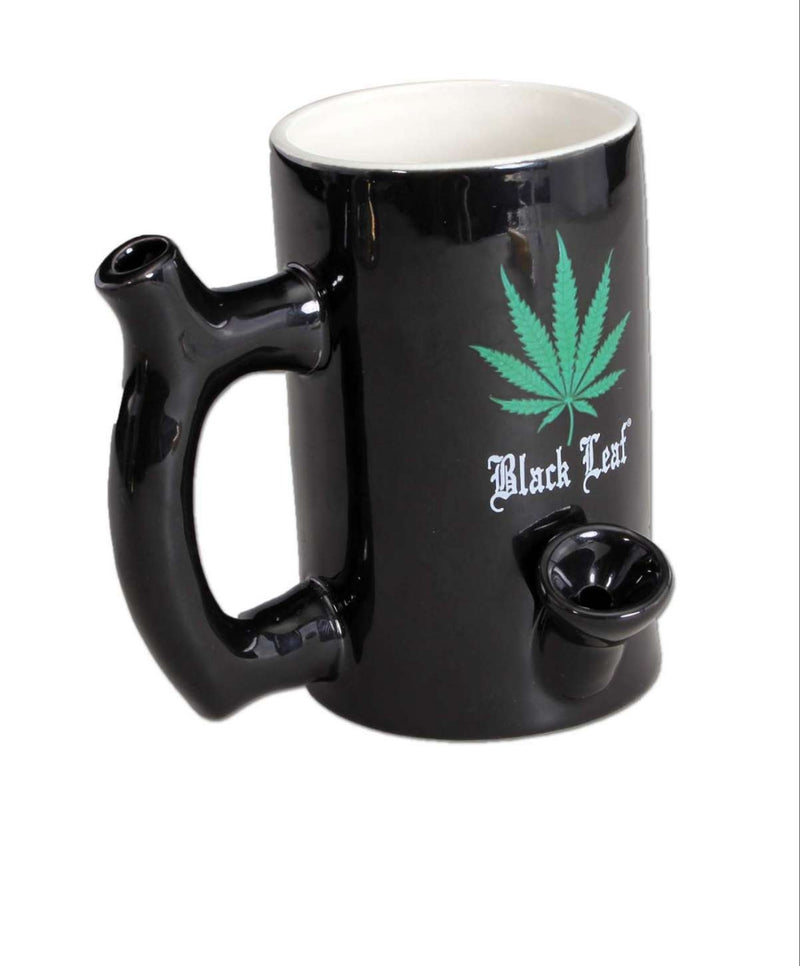 Tazza In Ceramica Black Leaf Bong Wake+Blake