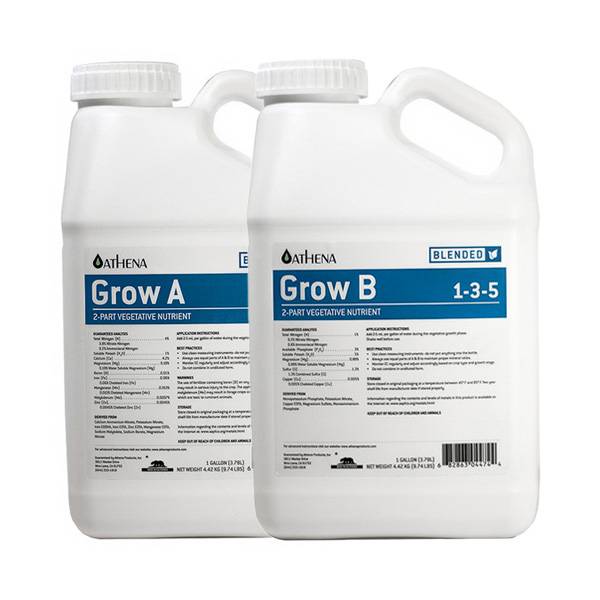 Fertilizzante  Athena  Grow A+B 2x3,78L