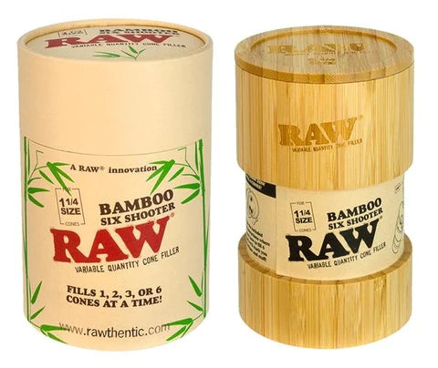 RAW BAMBOO SIX SHOOTER 1 1/4